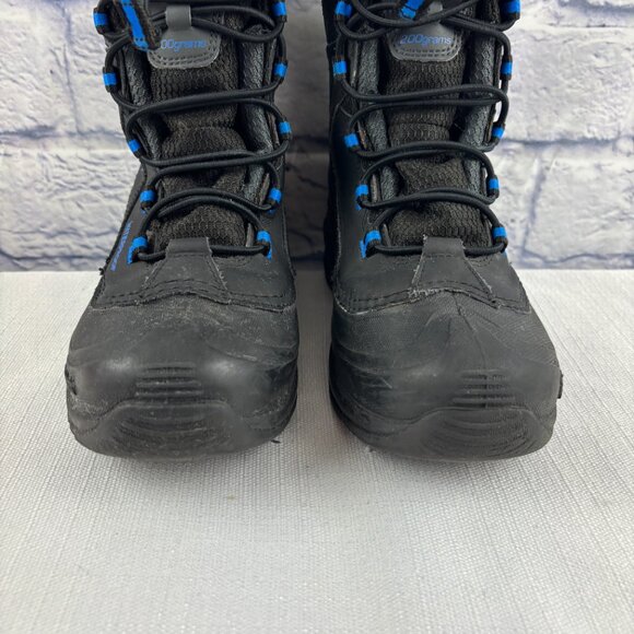 Columbia Boys Youth 4 Black Insulated Bugaboot Omni-heat Waterproof Boots - Picture 5 of 11